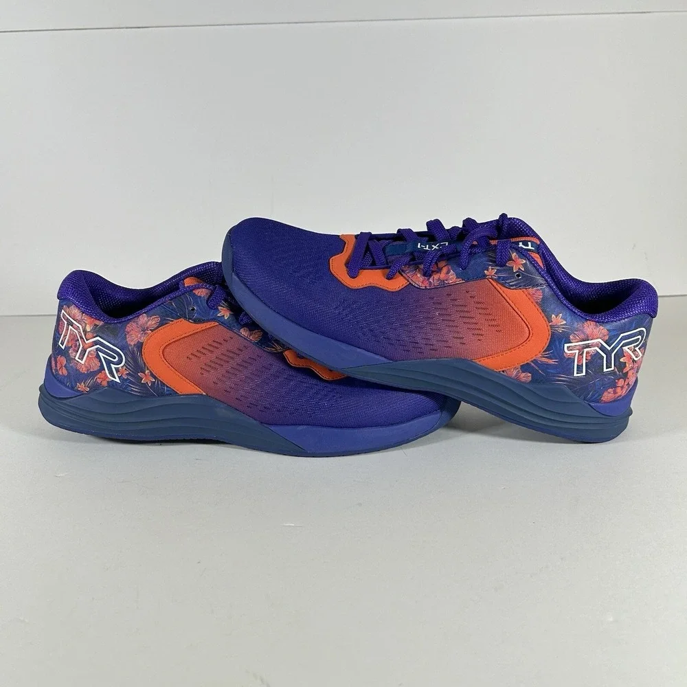 TYR CXT-1 Trainer Men's Shoes Size 11 Women's 12.5 Multicolor Floral Pattern Gym